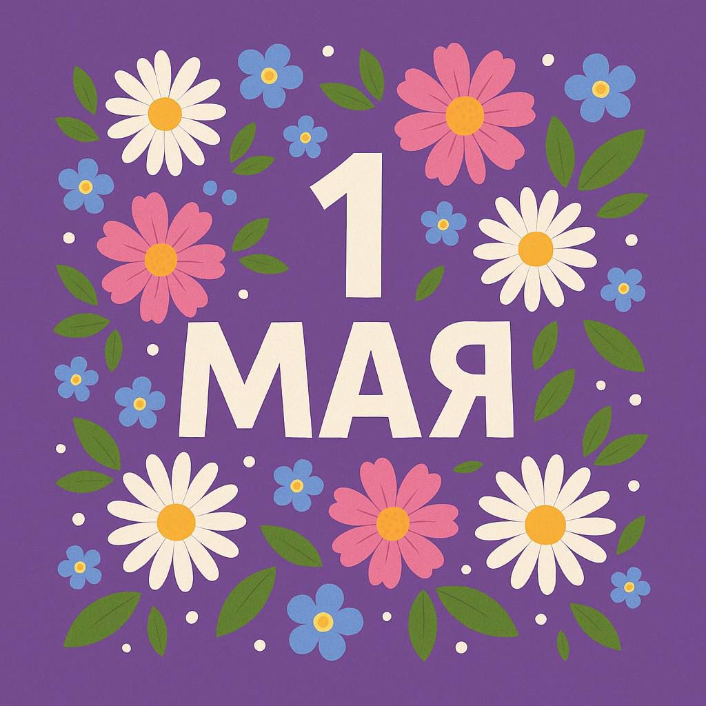 C 1 мая!